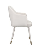 Applewood Contemporary Accent Chair Cream Velvet (MJ9-60 Velvet) 59856-ACME