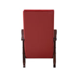 Raina Transitional Roc Chair Red PU(#MP005) 59931-ACME