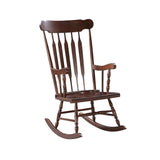 Raina Transitional Roc Chair Cappuccino Finish 59934-ACME