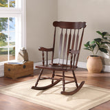 Raina Transitional Roc Chair Cappuccino Finish 59934-ACME