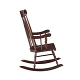 Raina Transitional Roc Chair Cappuccino Finish 59934-ACME