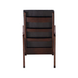 Raina Transitional Roc Chair Dark Brown PU(#MP001) 59935-ACME