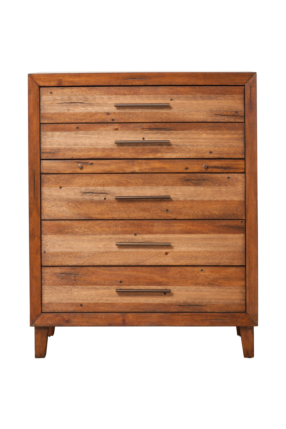 Trinidad 5 Drawer Multifunction Chest - Elegant Mahogany Storage with Pull-Out Desk & Dovetail Drawers