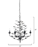 Jamie Young Co. Blooming Chandelier 5BLOO-BLCK