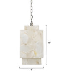 Jamie Young Co. Borealis Cube Pendant 5BORCUB-PEWH