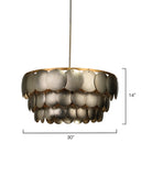 Jamie Young Co. Calypso Three Tier Chandelier 5CALY-CHCH