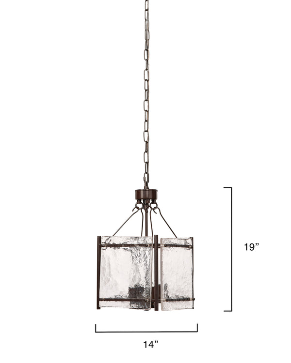 Jamie Young Co. Glenn Small Square Chandelier 5GLEN-SMOB