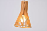 Bethel Wood Single Pendant Lighting in Wood