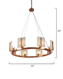 Jamie Young Co. Halo Chandelier 5HALO-LGWH