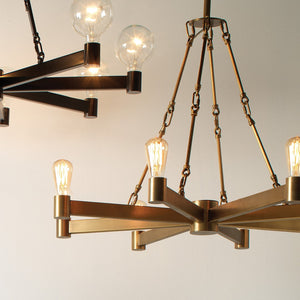 Jamie Young Co. Manchester 8 Light Chandelier 5MAN8-CHAB