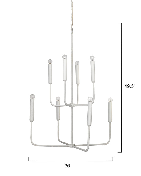 Jamie Young Co. Mercer Two Tier Chandelier 5MERC-CHWH