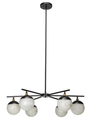 Jamie Young Co. Metro 6 Light Chandelier 5METR6-CHOB