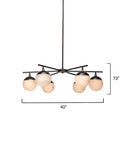 Jamie Young Co. Metro 6 Light Chandelier 5METR6-CHOB