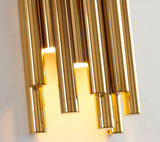 Bethel Gold Wall Sconce in Stainless Steel