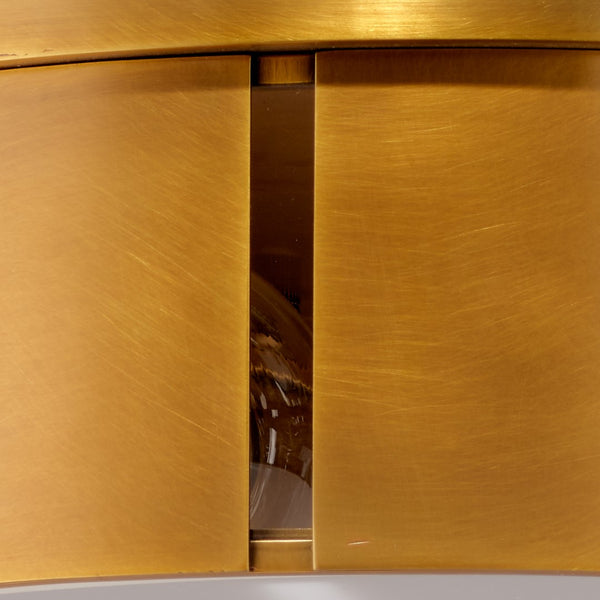 Jamie Young Co. Small Orbit Flush Mount Ceiling Light 5ORBI-SMAB