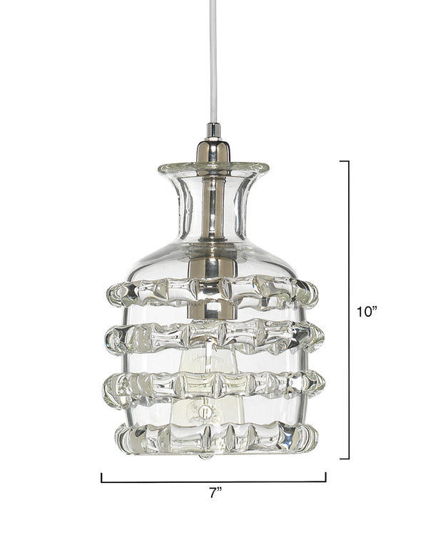 Jamie Young Co. Ribbon Pendant 5RIBB-SMCL