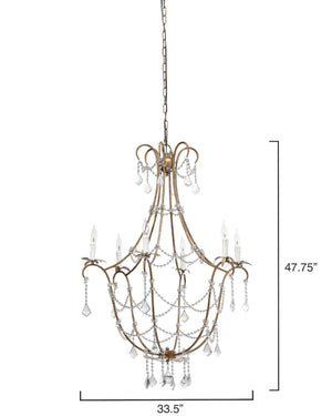 Jamie Young Co. Scarlett Chandelier 5SCAR-CHAM