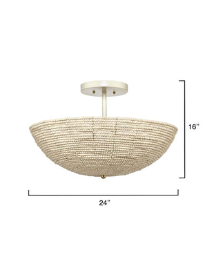 Jamie Young Co. Tsunami Semi Flush Mount 5TSUN-FMNA