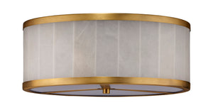Jamie Young Co. Large Upsala Alabaster Flush Mount Ceiling Light 5UPSA-LGAL
