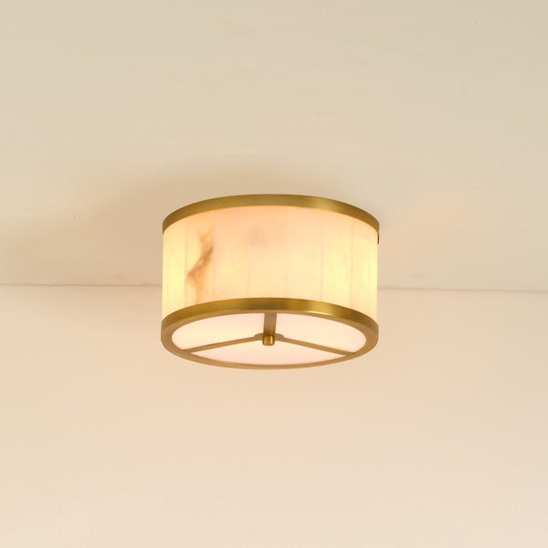 Jamie Young Co. Small Upsala Alabaster Flush Mount Ceiling Light 5UPSA-SMAL