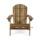 Bellwood Outdoor Acacia Wood Folding Adirondack Chair