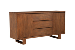 Alpine Furniture Ayala Sideboard 3385-06 Antique Cappuccino Pine Solids & Veneer 68 x 19 x 36.5