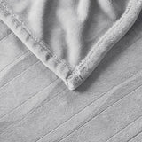 Serta Plush Heated Casual 100% Polyester Microlight Heated Blanket ST54-0128