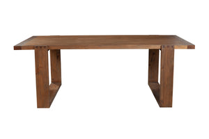 Alpine Furniture Ayala Dining Table 3385-01 Antique Cappuccino Pine Solids & Veneer 84 x 42 x 30