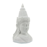 Sagebrook Home Contemporary Resin, 28"h Buddha Head, White 16096-03 White Polyresin