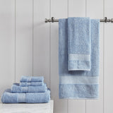 Madison Park Organic Modern/Contemporary 100% Cotton 6 Piece Towel Set MP73-6181