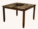 Capitola Faux Marble Large Pub Table w/ Removable 18