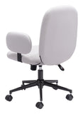 English Elm EE2922 100% Polyester, Plywood, Steel Modern Commercial Grade Office Chair Beige, Black 100% Polyester, Plywood, Steel