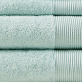 Beautyrest Nuage Glam/Luxury 20% Tencel/Lyocel 75% Cotton 5% Silverbac 6pcs Towel Set BR73-3754