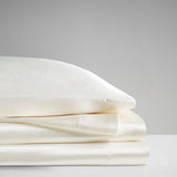 Satin Casual 100% Polyester Satin 6pcs Sheet Set in Ivory
