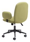 Zuo Modern Lionel 100% Polyester, Plywood, Steel Modern Commercial Grade Office Chair Olive Green, Black 100% Polyester, Plywood, Steel