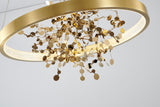 Bethel Sand Gold LED Chandelier in Stainless Steel & Aluminum