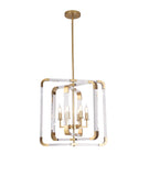 Bethel Copper Chandelier in Metal & Acrylic