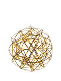 Bethel Gold LED Chandelier in Stainless Steel