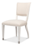 Elegant Dining Side Chair,Working White