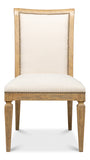 Scroll Back Dining Chair - Heather Grey