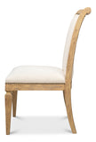 Scroll Back Dining Chair - Heather Grey