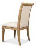 Scroll Back Dining Chair - Heather Grey