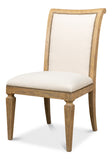 Scroll Back Dining Chair - Heather Grey