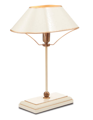 Daphne Table Lamp - Elegant Ivory Design with Antique Brass & Gold Accents for Modern Spaces