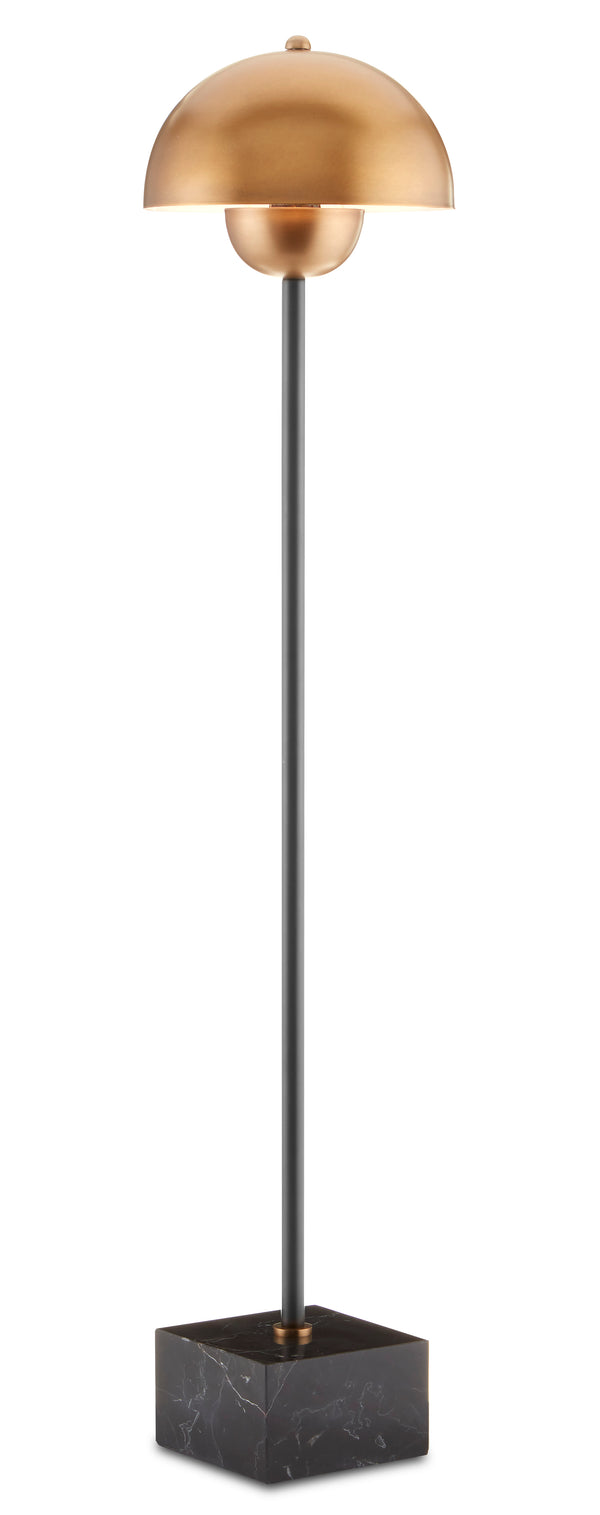 La Rue Table Lamp - Contemporary Brushed Brass & Black Marble Design for Elegant Home Lighting