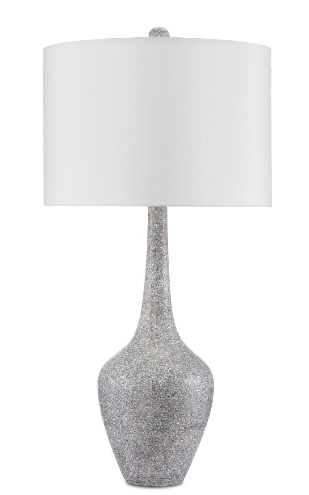 Fenellla Fenella Table Lamp - Elegant Porcelain Design in Black & White with Antique Brass Hardware, 32.25" Tall