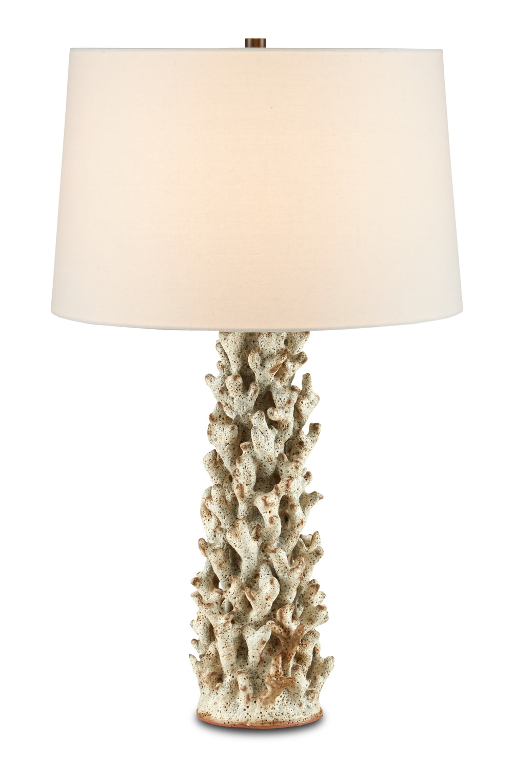 Staghorn Coral Table Lamp - Handcrafted Ceramic Design with Textured Finish, Perfect for Any Home Decor