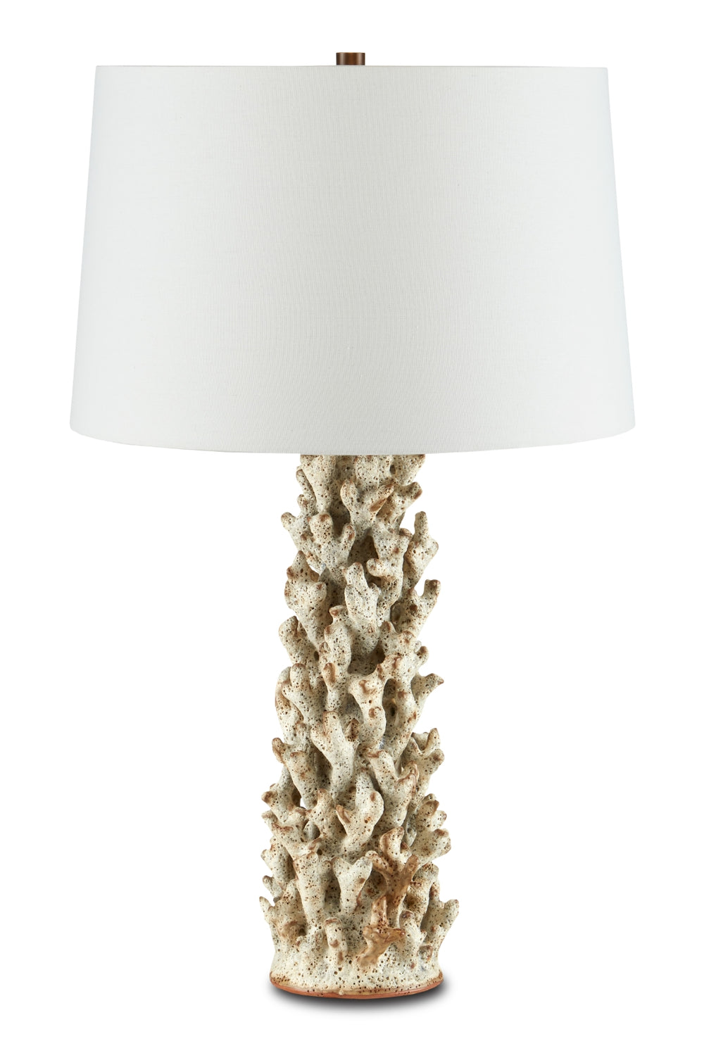 Staghorn Coral Table Lamp - Handcrafted Ceramic Design with Textured Finish, Perfect for Any Home Decor