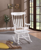 Traditional Windsor Back Rocking Chair White