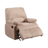 Casual Upholstered Glider Recliner